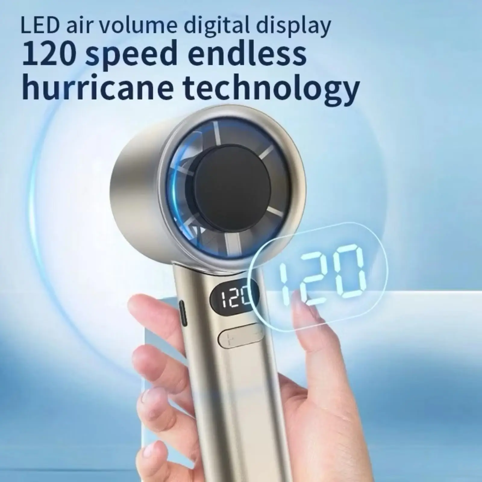 M11 Handheld Fan Portable Bladeless Mini Fan rechargeable