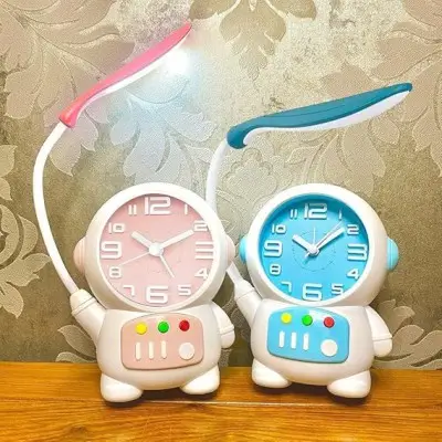 Astronaut Desk Lamp with Alarm Clock