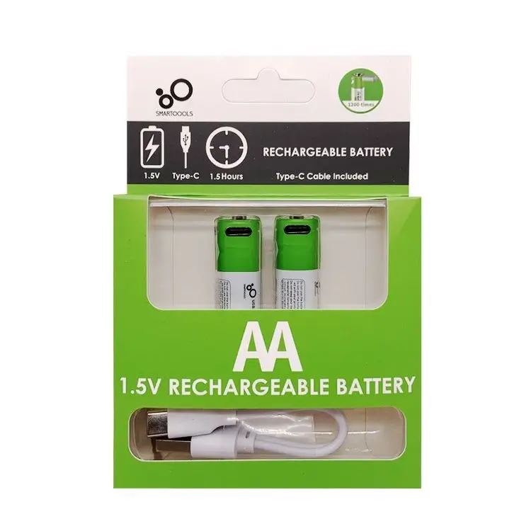 SmarToools RB40 AA 1.5V 750 mWh Rechargeable Battery (2 Pcs Set)