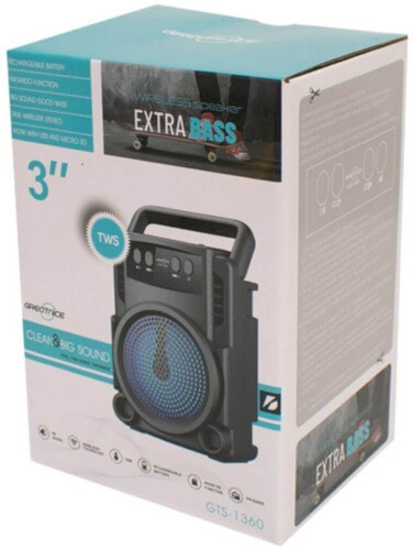 Bluetooth Speaker GTS-1345 Rechargeable Extra Bass wireless portable speaker