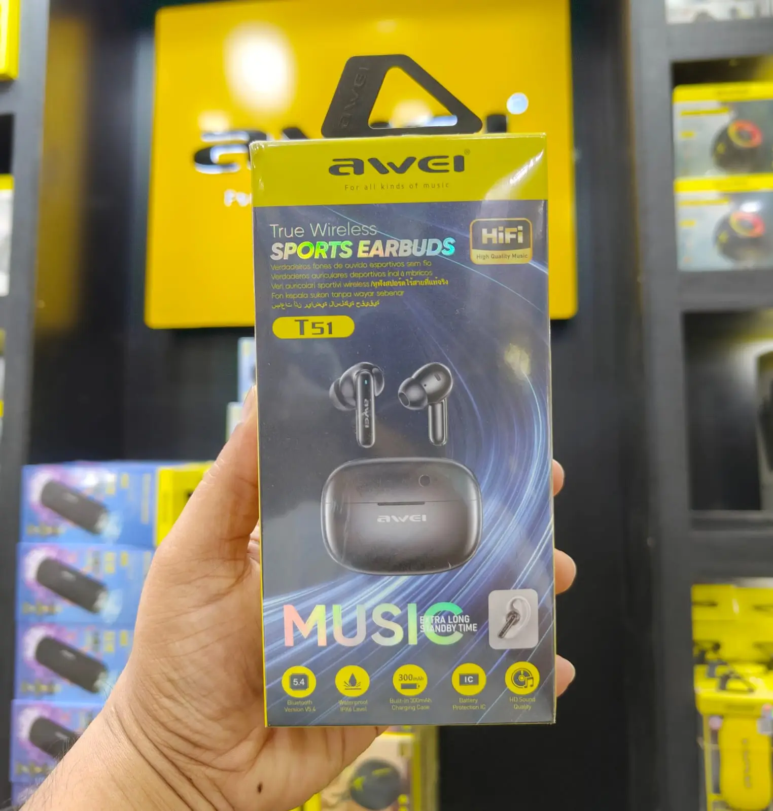Awei T51 True Wireless Sports Earbuds