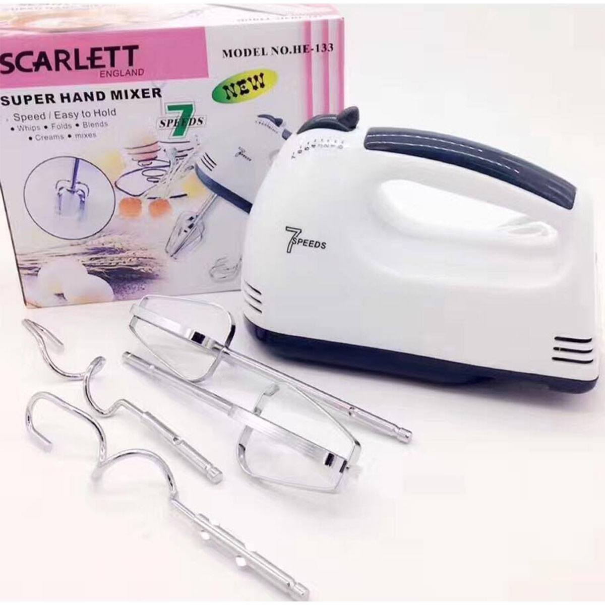 Scarlett - Electric Egg Beater and Mixer for Cake Cream